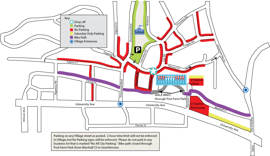 Shorewood Parking Map